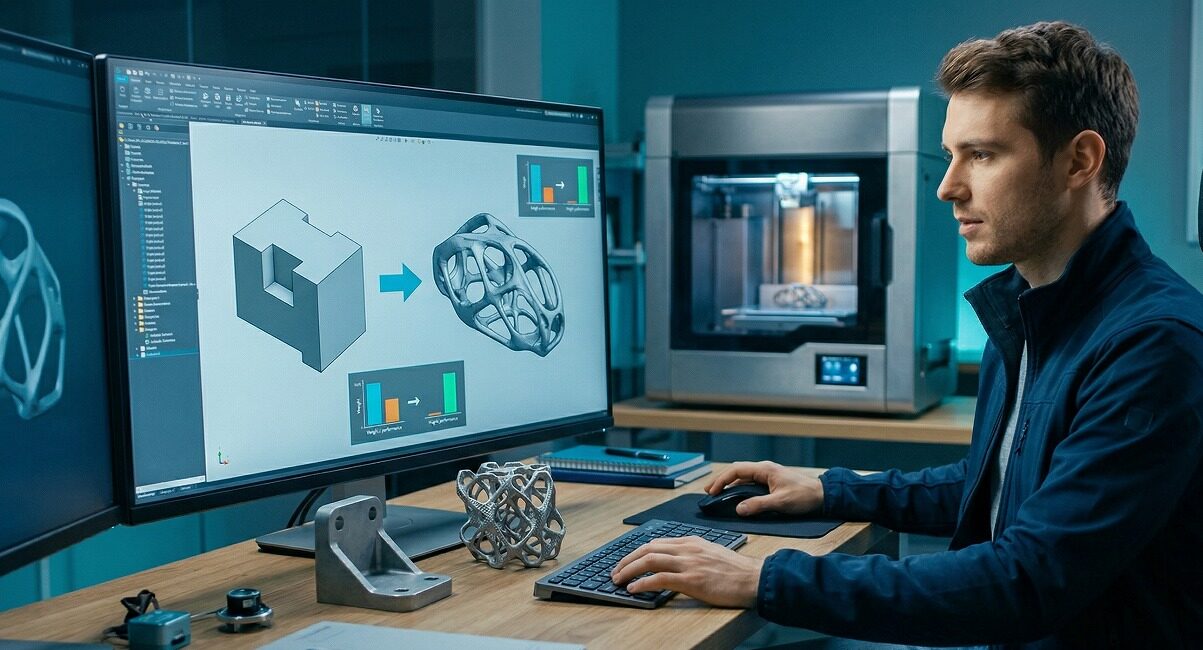 トポロジー最適化設計とは?3Dプリンタとの関係から仕組み活用事例まで徹底解説|金属3Dプリンタ工法転換ラボ
