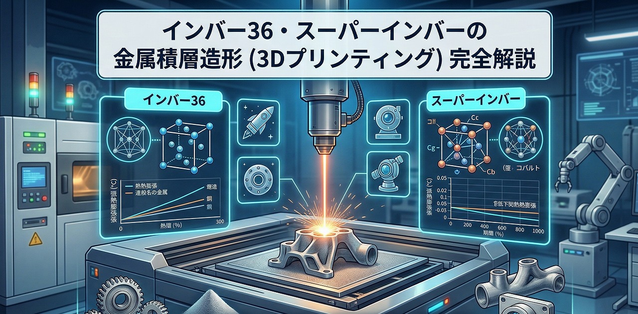 インバー36・スーパーインバーの金属積層造形(3Dプリンティング)完全解説|金属3Dプリンタ工法転換ラボ