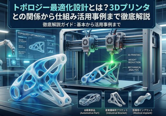 トポロジー最適化設計とは？3Dプリンタとの関係から仕組み活用事例まで徹底解説｜金属3Dプリンタ工法転換ラボ