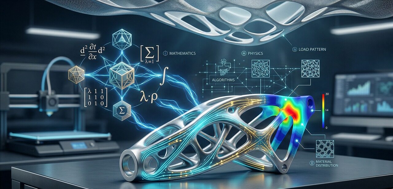 トポロジー最適化設計とは?3Dプリンタとの関係から仕組み活用事例まで徹底解説|金属3Dプリンタ工法転換ラボ