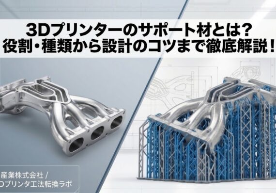 3Dプリンターのサポート材とは？役割・種類から設計のコツまで徹底解説！｜金属3Dプリンタ工法転換ラボ