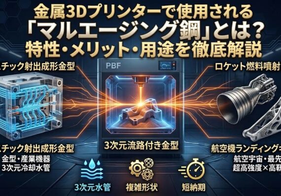金属3Dプリンターで使用される「マルエージング鋼」とは？特性・メリット・用途を徹底解説｜金属3Dプリンタ工法転換ラボ