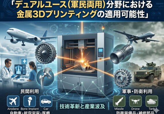 デュアルユース（軍民両用）分野における金属3Dプリンティングの適用可能性｜金属3Dプリンタ工法転換ラボ