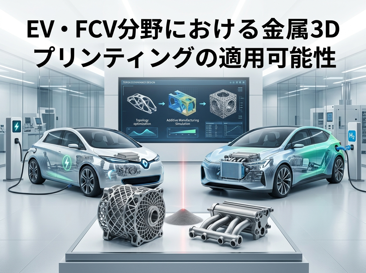 EV・FCV分野における金属3Dプリンティングの適用可能性｜金属3Dプリンタ工法転換ラボ｜東金属産業株式会社