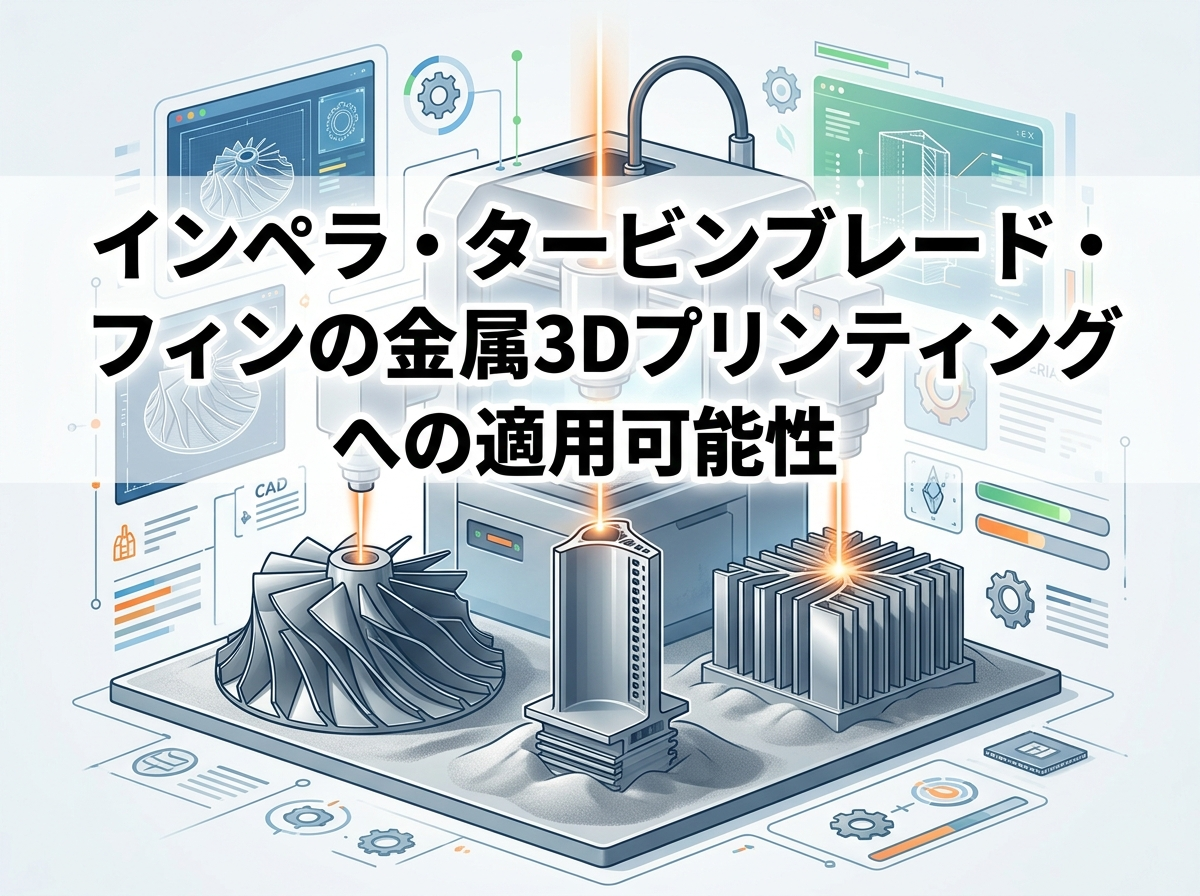 インペラ・タービンブレード・フィンの金属3Dプリンティングへの適用可能性｜金属3Dプリンタ工法転換ラボ｜東金属産業株式会社